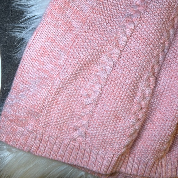 OshKosh Ear Hooded Cape Kids Size 5t Pink Fleece Lined - Picture 2 of 4